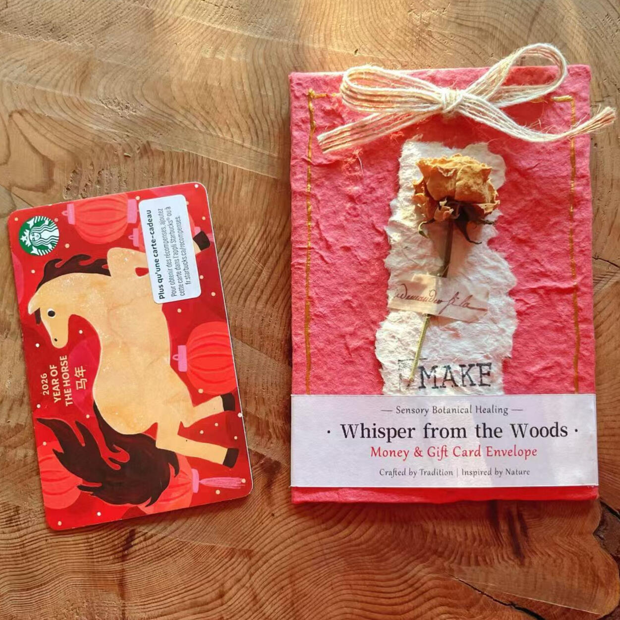 Botanical Money Envelope